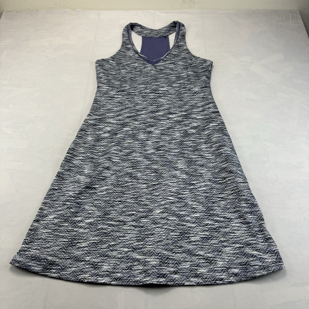 MPG M Gray Chevron Racerback Athletic Tennis Dress